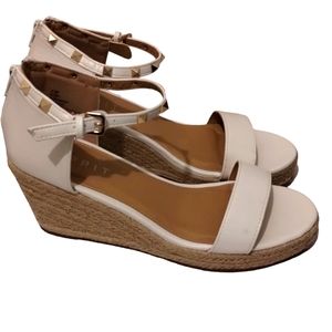 Esprit Romy Studded Espadrille Wedge Sandals